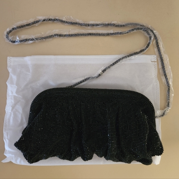 Urban Expressions Irina Rhinestone Crystal Mesh Evening Bag - Picture 4 of 14